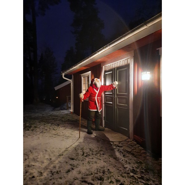Tomten hälsar på