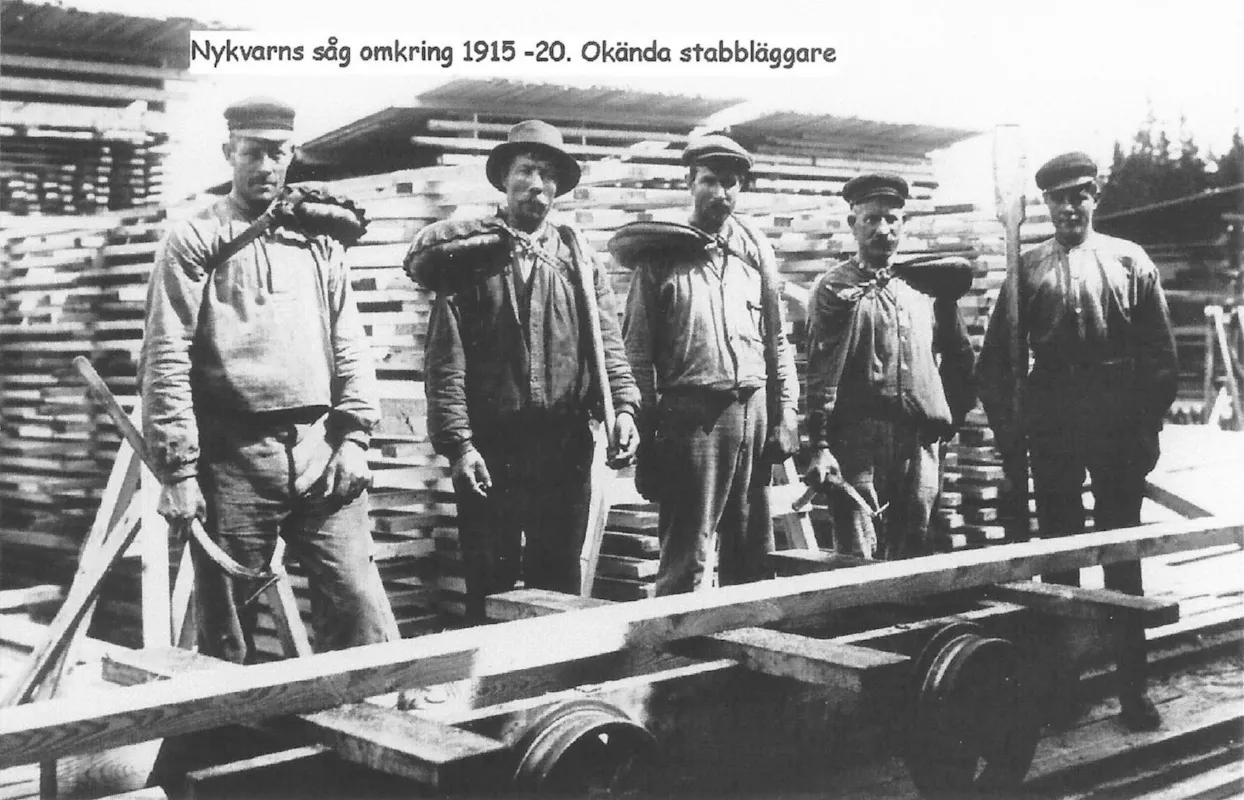 Okända stabbläggare omkr. 1915-20