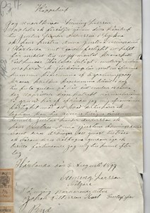 Hårlanda köpekontrakt 1897