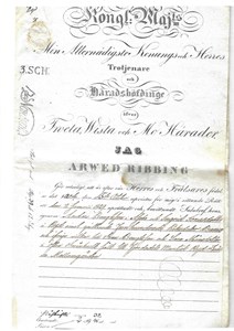 Åsen, köp av fastigheten, registrering i domstol 1829