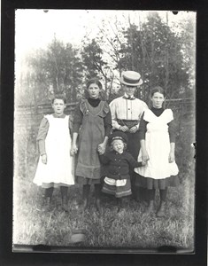 Bo säteri, Nanny Fallenius med sina barn