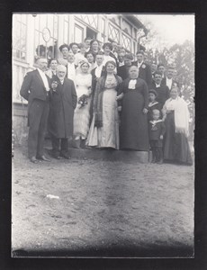 Bröllop på Hällinge 1913