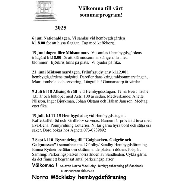Sommmarprogram 2025