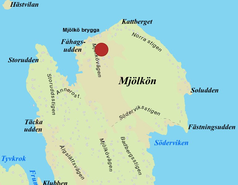 Mjölkö-karta