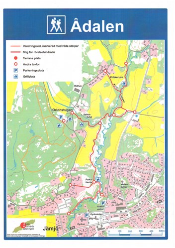 ådalen karta Ådalen   mitt i Jämjö