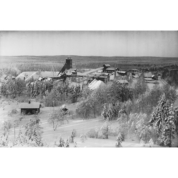 Källfallsgruvan med Alarik Larssons lave.