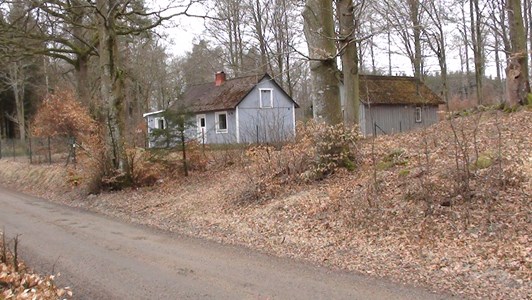 Huset i Svarvareboden som Fritz  Olofsson byggde på 1960-talet. (foto från 2017).