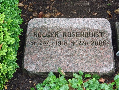 Gravsten Riseberga Holger Rosenqvist