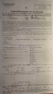 Deklarationsuppg. 1917, Åstratorp, Tvärta-Thelanders, sid 1