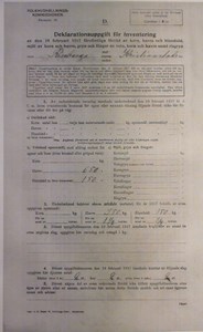 Deklarationsuppg. 1917, Åstratorp, Törnkvists, sid 1