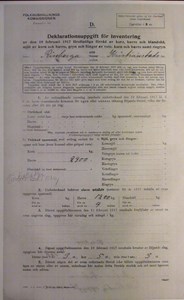 Deklarationsuppg. 1917, Åstratorpsgården, sid 1