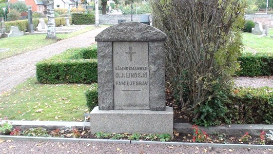 O. J. M. Lindsjös gravplats på Perstorps kyrkogård