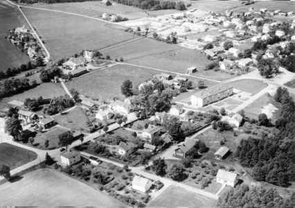 Flygfoto sydöstra delen av Vinninga 1965