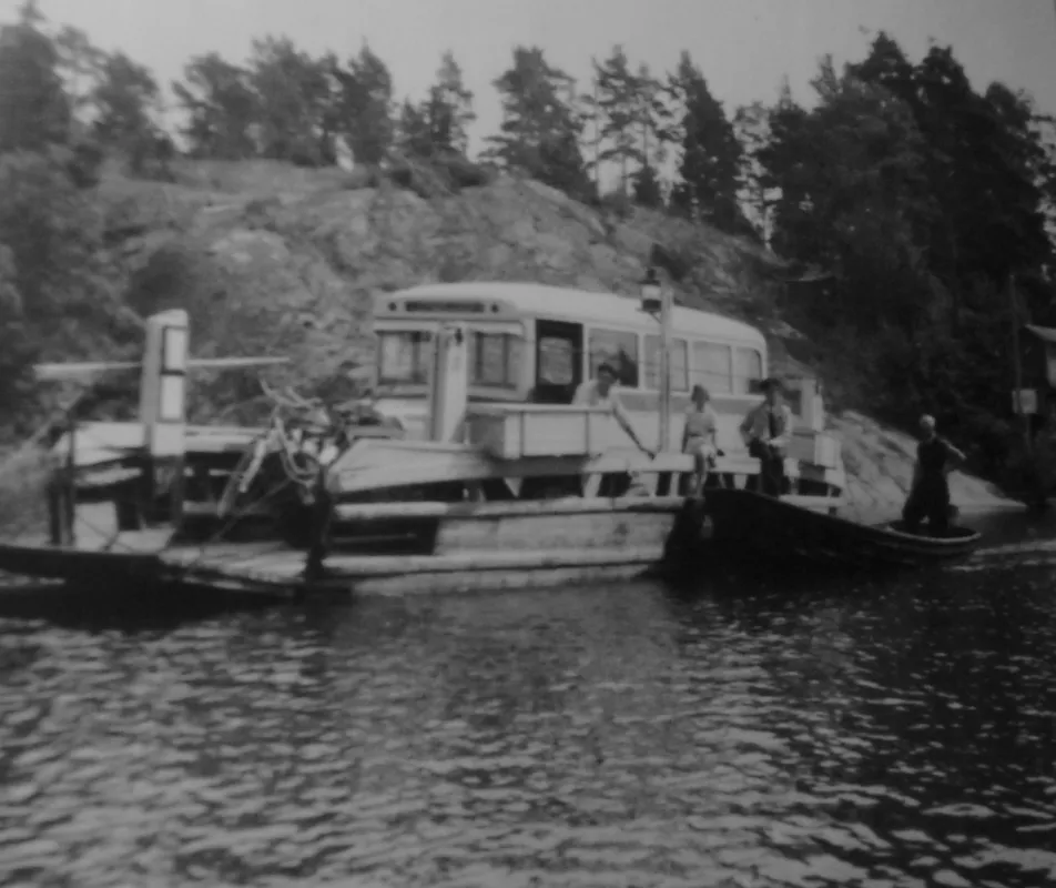 Färjan i Finnkroken .