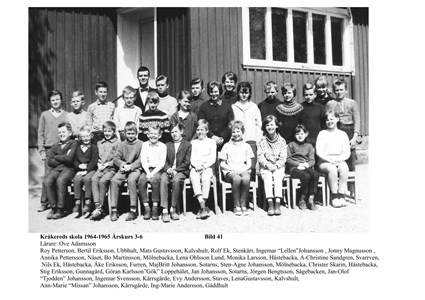 Klassfoto 1964. Årskurserna 3-6