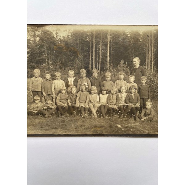 Elever på Bjälveröds skola 1927