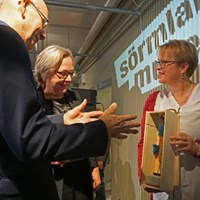 Museet får en Dymling av hembygdsförbundet. En symbol för vårt framtida samarbete