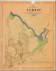 Karta över Sundby 1873