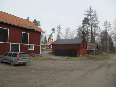 Gamla hus på Vånga gård
