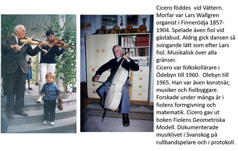 Cicero Kjellgren 1899-1990 Ödebyn Svanskog
