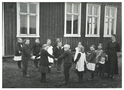 Klassfoto 1920 klass 3 provbild