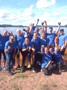 Torpöns vinnande Dam- och Herrlag i Sommarodden 2015