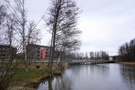 Bron över Torshällaån vid Holmenleden, 2016