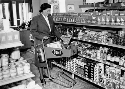 Snabbköp på 1950-talet