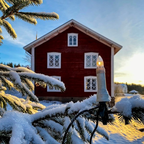 Vinter vid hembygdsgården