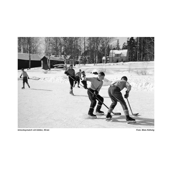 Ishockeymatch vid Udden, 50-tal