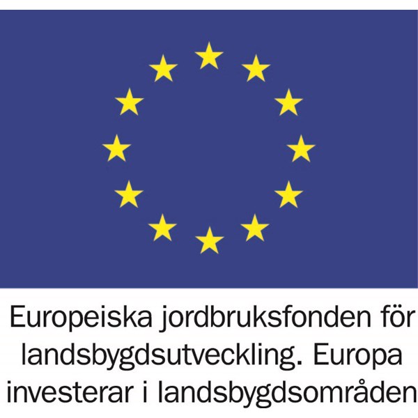EU:s logotyp för Europeiska jordbruksfonden för landsbygdsutveckling.
