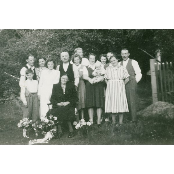 Midsommar hos Joel och Hilda, Ekeby 1949