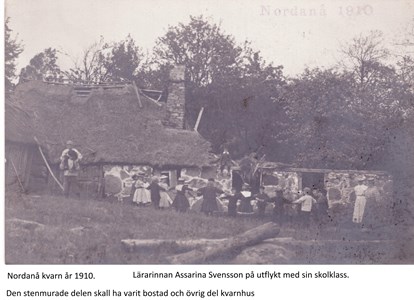 Foto Nordanå kvarn år 1910