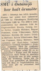 SMU Östansjö 1964