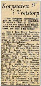 Skid Stafett vid Källstugan 1965